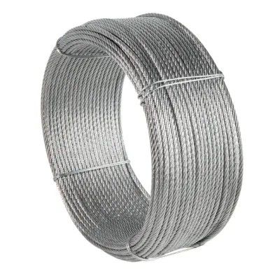 İyi fiyat Rüzgar Enerjisi Sistemi için Karbon Çeliği Sınıf 5*K19S SFC 8mm Galvanizli Çelik Halat, 1960MPA Mukavemet ve Dayanıklı çevrimiçi