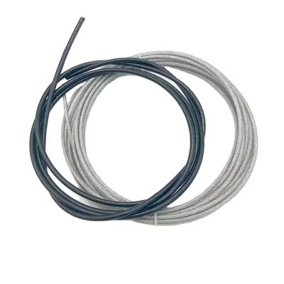 İyi fiyat Paslanmaz çelik veya galvanizli 1-16mm PVC/NYLON/PU kaplı çelik tel ipleri standart AiSi ile çevrimiçi