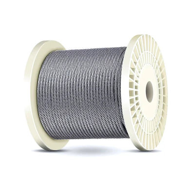 İyi fiyat Gerginlik Kablosu Çelik Tel Galvanizli Çelik Halat 5/32 Çap 5 X 26 Müşteri Gereksinimlerini Kabul Etme OEM çevrimiçi