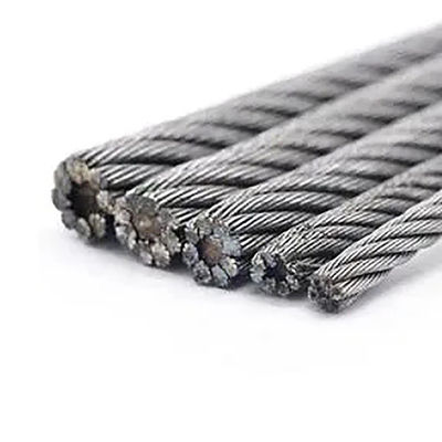 İyi fiyat Yapı ve inşaat projeleri için alaşımsız paslanmaz çelik tel ipi 1.8mm 2mm 3mm 6X7 FC 6X24 7FC 6X19 FC 8X19s çevrimiçi