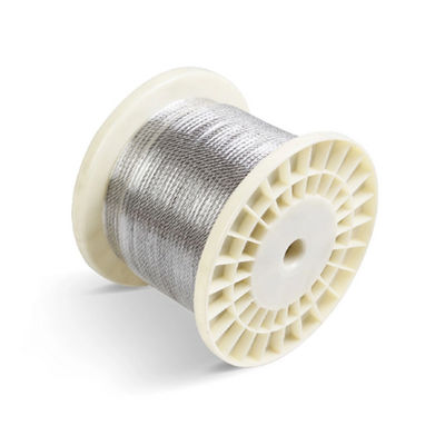 İyi fiyat 304 7*7 Inox Kablo Yüksek Gerginlik 7x7 Paslanmaz Çelik Tel İpi 0.65mm Paslanmaz Çelik Kablo Tel İpleri Düşük C İçeriği için Teller çevrimiçi