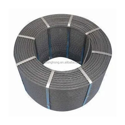 İyi fiyat OEM 15.24mm 7 Kablo Tel Her Metre Pre-Tressed Beton Çelik Tel İpi PC Teller için Çelik Tel çevrimiçi