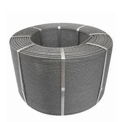 İyi fiyat 15.24mm Öngerilimli Beton İçin PC Çelik Halat Tel Halat Toleransı ±%1 ve Rulo ağırlığı 1.8-2.1 ton çevrimiçi