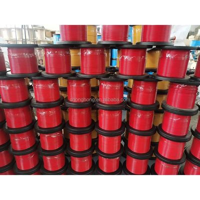 İyi fiyat Galvanizli Çelik Kablo İpi 7x7 / 7x19 PVC Kaplı Çelik Tel İpi Tel Ölçüsü 5/32 inçten 7/16 inç'e kadar İşleme Servisi Diğer çevrimiçi