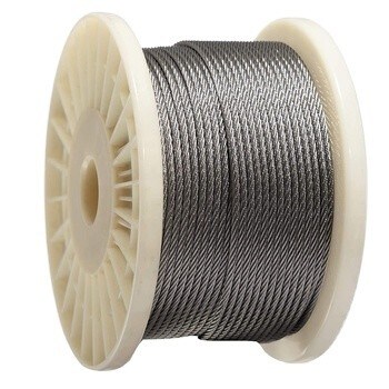 Çapı 1mm ila 13mm Parlaklık A2 A4 Inox Kablo 6x7 FC 7x7 Çelik Kablo Çelik İp SS Kablo Paslanmaz Çelik Tel İp