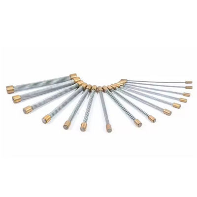 İyi fiyat 6X7 FC 7X7 Galvanizli Yüksek Karbonlu Çelik Tel Çelik Halat ASTM Standardı ve Halat Uygulamaları İçin Sağlam çevrimiçi