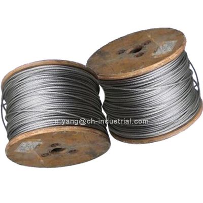 İyi fiyat Çelik Kablo 7x7 500ft Çelik Çekirdekli Çelik İp 1/16 