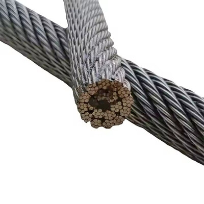 İyi fiyat DIN Standart Galvanizli Çelik Tel İpi İnşaat Makineleri için Karbon Çelik 1570MPa Güç çevrimiçi
