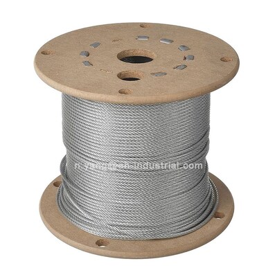 İyi fiyat 19x7 İnşaat 10mm Çaplı Galvanizli Çelik Tel Halat ±%1 Toleranslı çevrimiçi