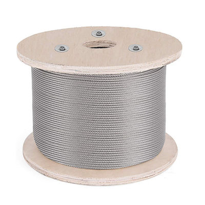 İyi fiyat 6mm Stainless 304 Cable 316 304 Stainless Steel SS Cable for Balustrade Cable Deck Rails Other Processing Service Offered çevrimiçi