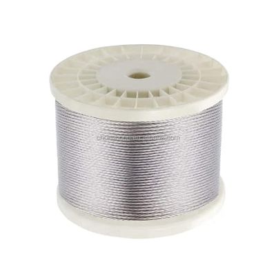 İyi fiyat 1x19 7x7 7x19 T316 Paslanmaz Çelik Uçak Kablosu Güverte Kablo Korkuluk Kitleri için 1/8