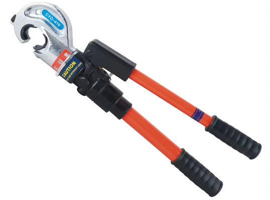 İyi fiyat CYO-410H 35-300mm2 Kendinden Tahrikli Hidrolik Boru Sıkma Pensesi Kablo Pabucu Sıkma Kafası Hızlı Bağlantı 700bar Yağ Pompası çevrimiçi