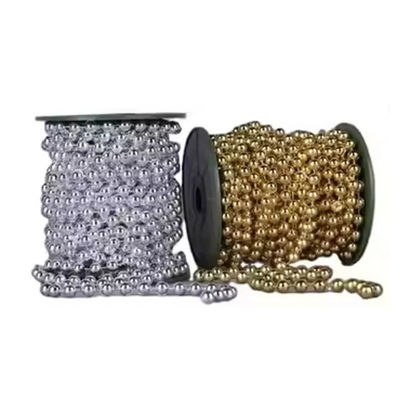 İyi fiyat 4mm Ball Chain Manufacturer Metal Colorful Customized Ball Chain For Jewelry Making Tag Chain çevrimiçi