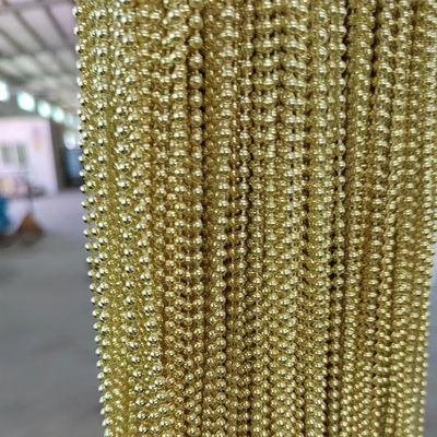 İyi fiyat Okul Perdeleri İçin Parlak Plastik Bilyalı Zincir Çeşitli Boyutlarda çevrimiçi