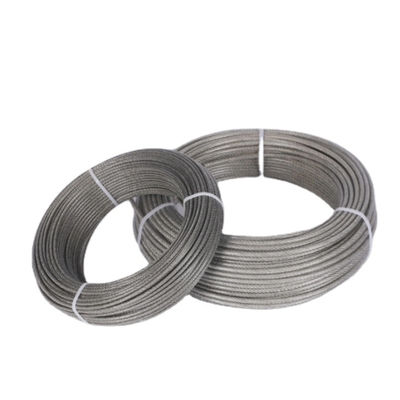 İyi fiyat 100ft Coils Steel Wire Rope 7*19 3/32