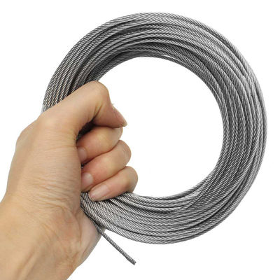 İyi fiyat 1000FT 316 Stainless Steel Cable 3 16 Inch 7x7 For Long Lasting Railing çevrimiçi