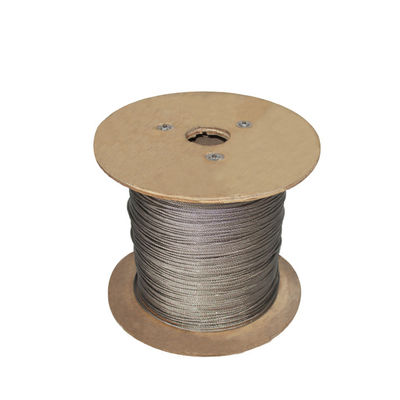 İyi fiyat Tolerans ±1% T316 Paslanmaz Çelik Kablo Tel İpi 1x19 7x7 7x19 Balastradalar için DIY Güverte Çit Çit Donanımları çevrimiçi