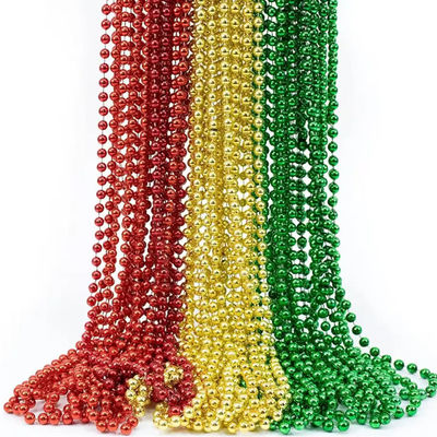 İyi fiyat 2.4mm Plastik Bilye Zinciri Gümüş Bilye Zinciri Beyaz Altın Bilye Zinciri çevrimiçi