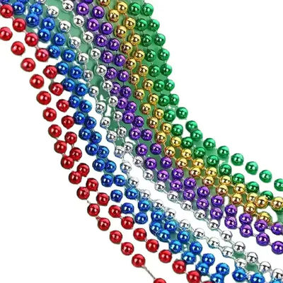 İyi fiyat Rol zinciri işlevi 2.4mm plastik gümüş top zinciri toplu olarak çevrimiçi