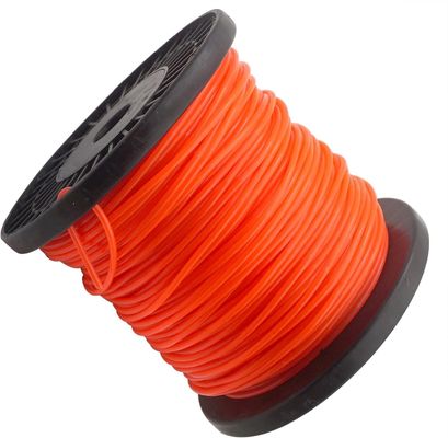 İyi fiyat 0.95 inch Grass Trimmer Spool Line String Trimming Line Nylon Steel Wire Core Brush Cutter Line çevrimiçi
