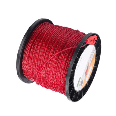 İyi fiyat 2.7mm / 0.10-inch Round Trim Line Round Twist 3 LBS. 690 Ft Red Cutting Tool Line Weed Trimmer Line çevrimiçi