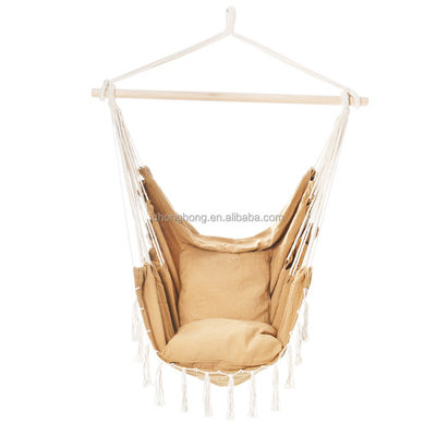 İyi fiyat Outdoor Indoor Cotton Poly Hammock Garden Backyard Hammock çevrimiçi