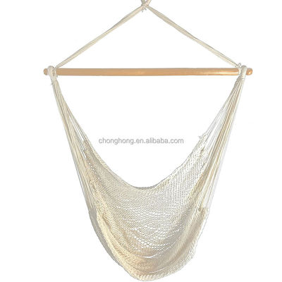 İyi fiyat Outdoor Indoor White Rope Hammock Chair with Stand çevrimiçi