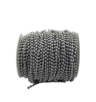 İyi fiyat 3.2mm Stainless Steel Roller Blinds Chain Weight Metal Ball Chain çevrimiçi