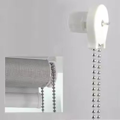 İyi fiyat Wholesale Roller Shade Components 4.5*6mm Roller Blind Ball Chain Metal Bead Chain for Blinds çevrimiçi