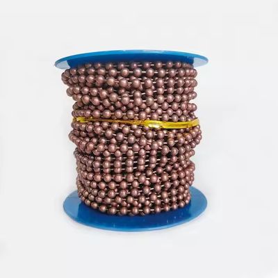 İyi fiyat Roller Blind Ball Chain 4.5mm Roller Shade Bead Chain Stainless Steel Ball Chain NO.10 Blind Components çevrimiçi