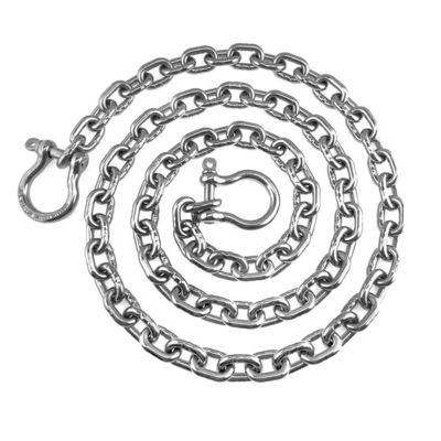 İyi fiyat Marine Hardware Accessories Stainless Steel Link Chains DIN766 Anchor Chains çevrimiçi
