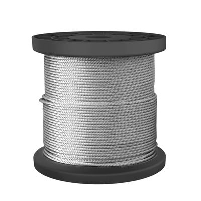 İyi fiyat 7X7 1/8'' 304 Stainless Steel Wire Rope for Traction çevrimiçi