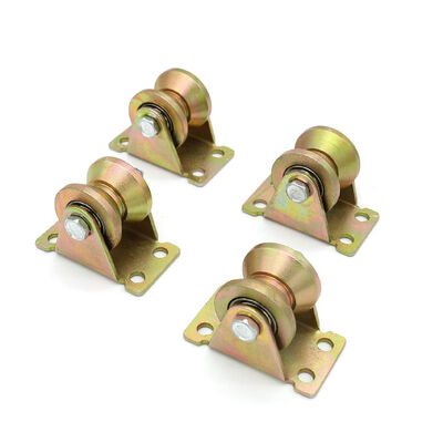 İyi fiyat Kapı Donanım Aksesuarları Kaydırıcı Kapı Rol Çarkı Çarkı V-Groove Track Wheel çevrimiçi