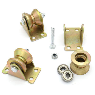 İyi fiyat Yüksek Kaliteli Yüksek Kaliteli V Çukurlu Kaydırma Kapısı Dolaşım Garaj Kapısı Naylon Dolaşım Çarkı çevrimiçi