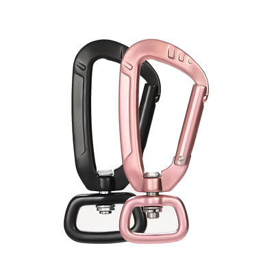 İyi fiyat Dışarıdaki Döner Alüminyum Karabiner Kanca 4kN Köpek tasması için karabiner çevrimiçi