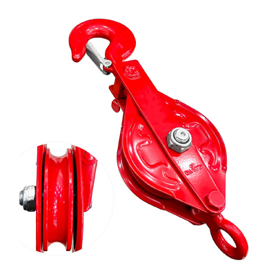 İyi fiyat Profesyonel Endüstriyel Uygulamalar Tek Yuvarlak Pulley Blok Tel İpi Pulley Snatch Block for Wire Rope çevrimiçi