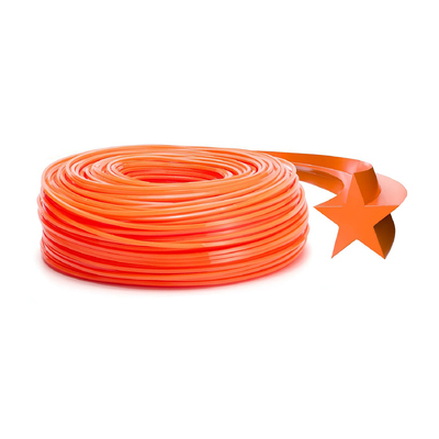 Star String Trimmer Line Heavy Duty Commercial Grade Nylon Weed Eater String Clean Cut için yüksek performanslı yıldız şekli