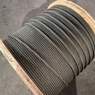 İyi fiyat MIL-DTL-83420 7x19 Yapı Galvanizli Çelik Tel Halat Uçak Kablosu çevrimiçi