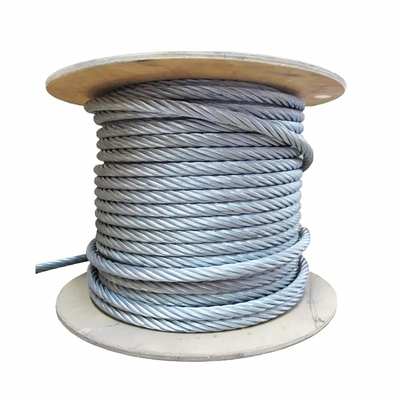 İyi fiyat 8xK36WS+IWRC 38mm 40mm Yüksek Mukavemetli Galvanizli Çelik Tel Halat Ağır Makine Çelik Tel Halat çevrimiçi