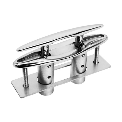 İyi fiyat 316 Paslanmaz çelik geri çekilebilir Flush Mount Boat Cleat for Marine Yacht Dock çevrimiçi