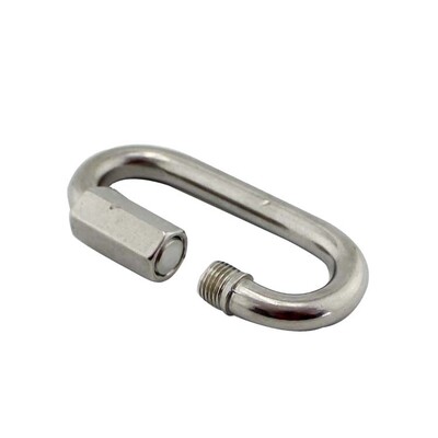 İyi fiyat M6 M8 M10 Paslanmaz Çelik 304 Hızlı Bağlantı Deniz Oval Fil Karabiner Zincir Bağlantısı Bağlantısı çevrimiçi