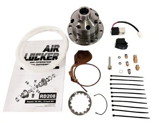 İyi fiyat RD208 Hava Farklılık Dolabı 4x4 Offroad Farklılık Dolabı 10 Bolt 26 Spline Farklılık Dolabı çevrimiçi