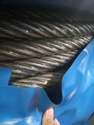6x12 7FC Kablo İpi Zorlu Koşullar için 8mm Galvanizli Çelik İp