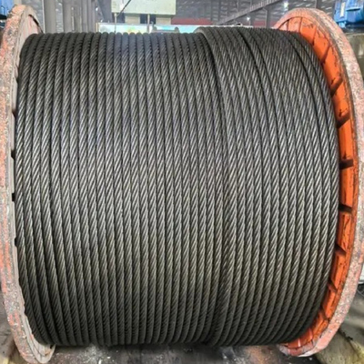 İyi fiyat Özellik AISI316T Paslanmaz Çelik Tel İpi 6x7 FC İnşaat ve Deniz Uygulamaları için çevrimiçi
