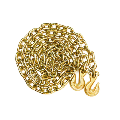 İyi fiyat G70 5/16''x20'x4700lbs Clevis Kancalı Grade 70 Bağlama Zinciri, Nakliye Çekme için Clevis Kancalı çevrimiçi